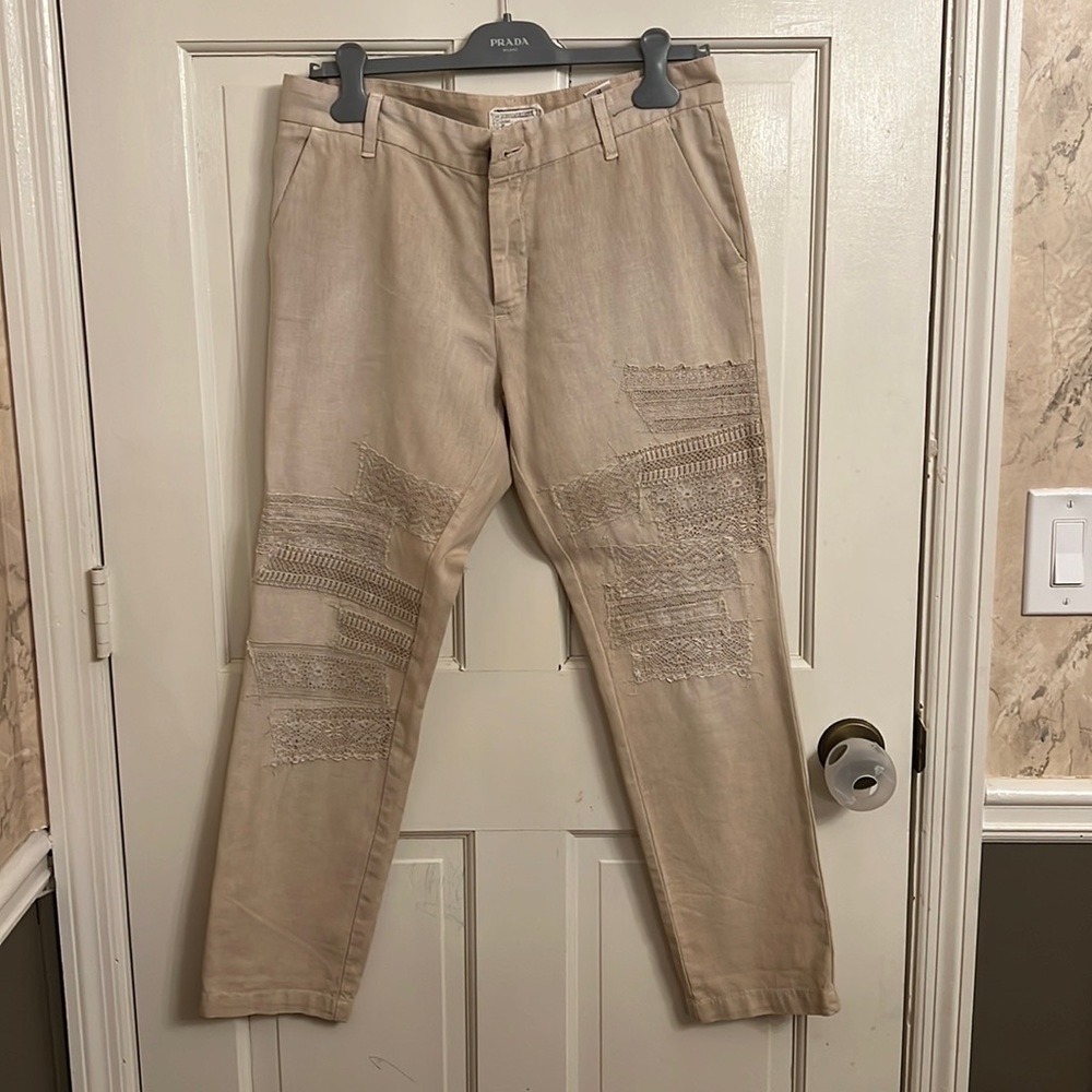 Current Elliott Beige Pants in Size 27